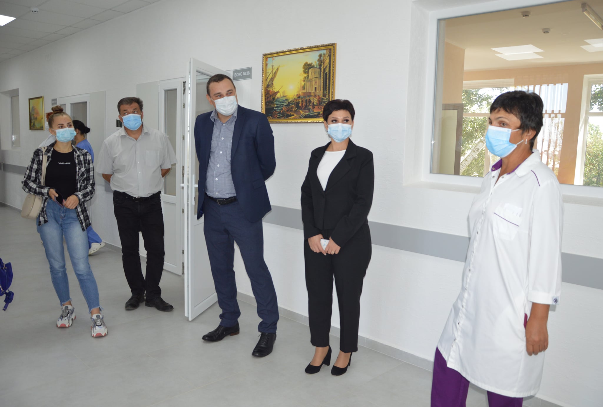 В Центральній районній лікарні відбулося відкриття відремонтованої частини інфекційного відділення 43
